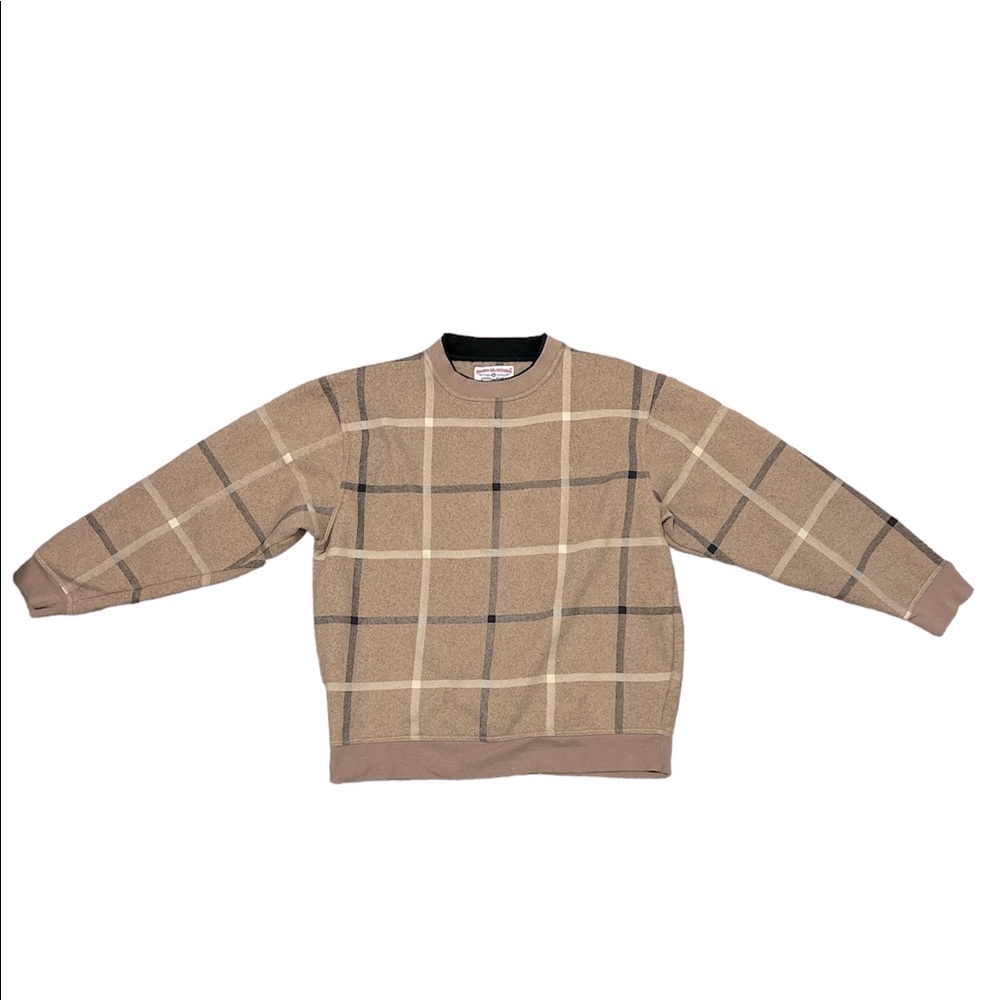 Boca Classics Tan/Brown Crewneck Sweater